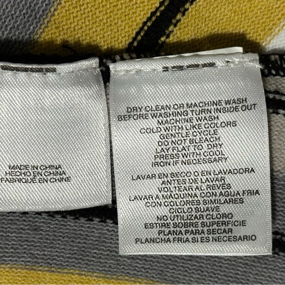 117 Kasper | NWOT $119 Striped Yellow White Kit Open-Front Cardigan (Size M) - Picture 5 of 11